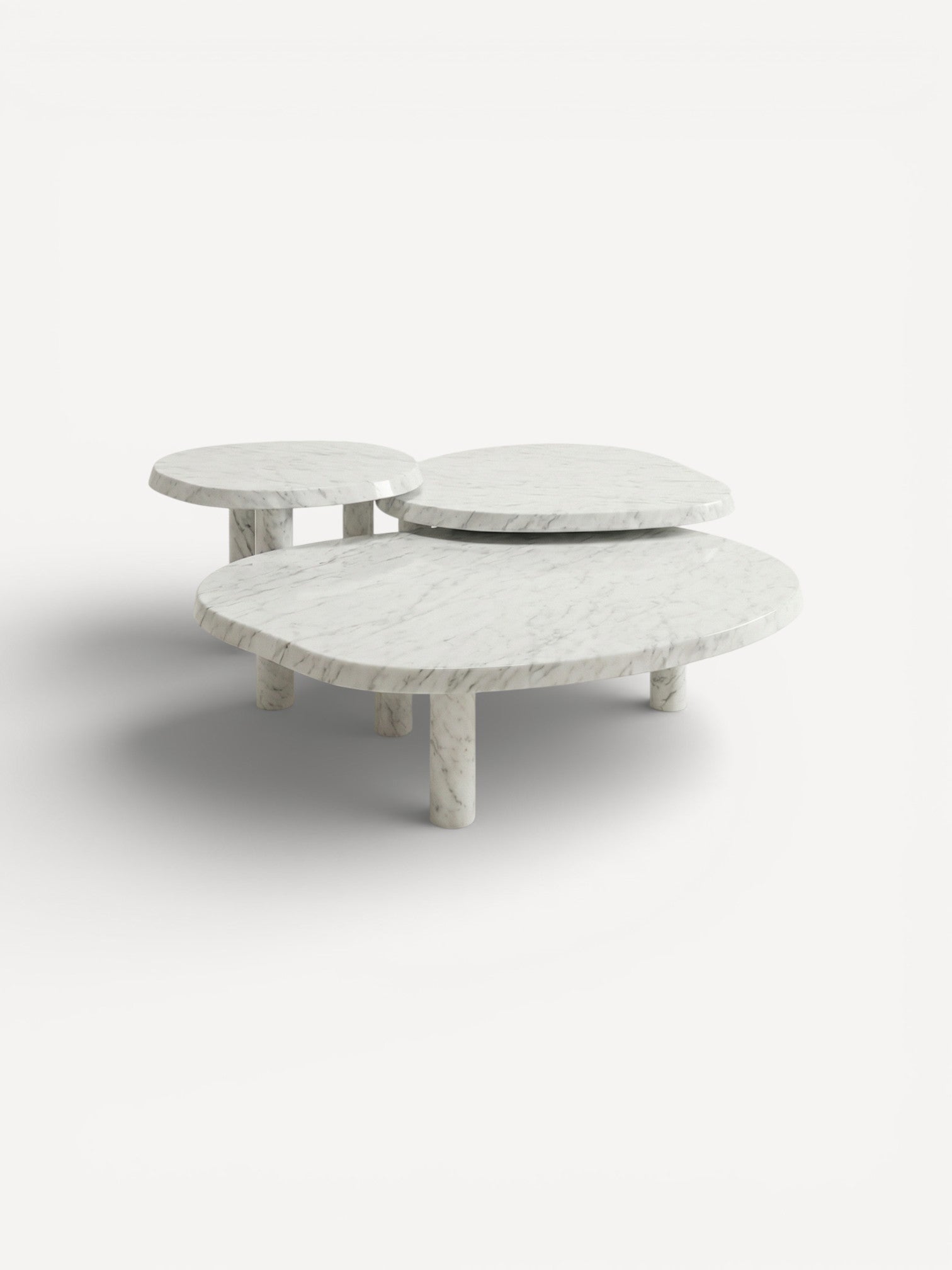 Coffee Table Mushéra - Set - Arabescato