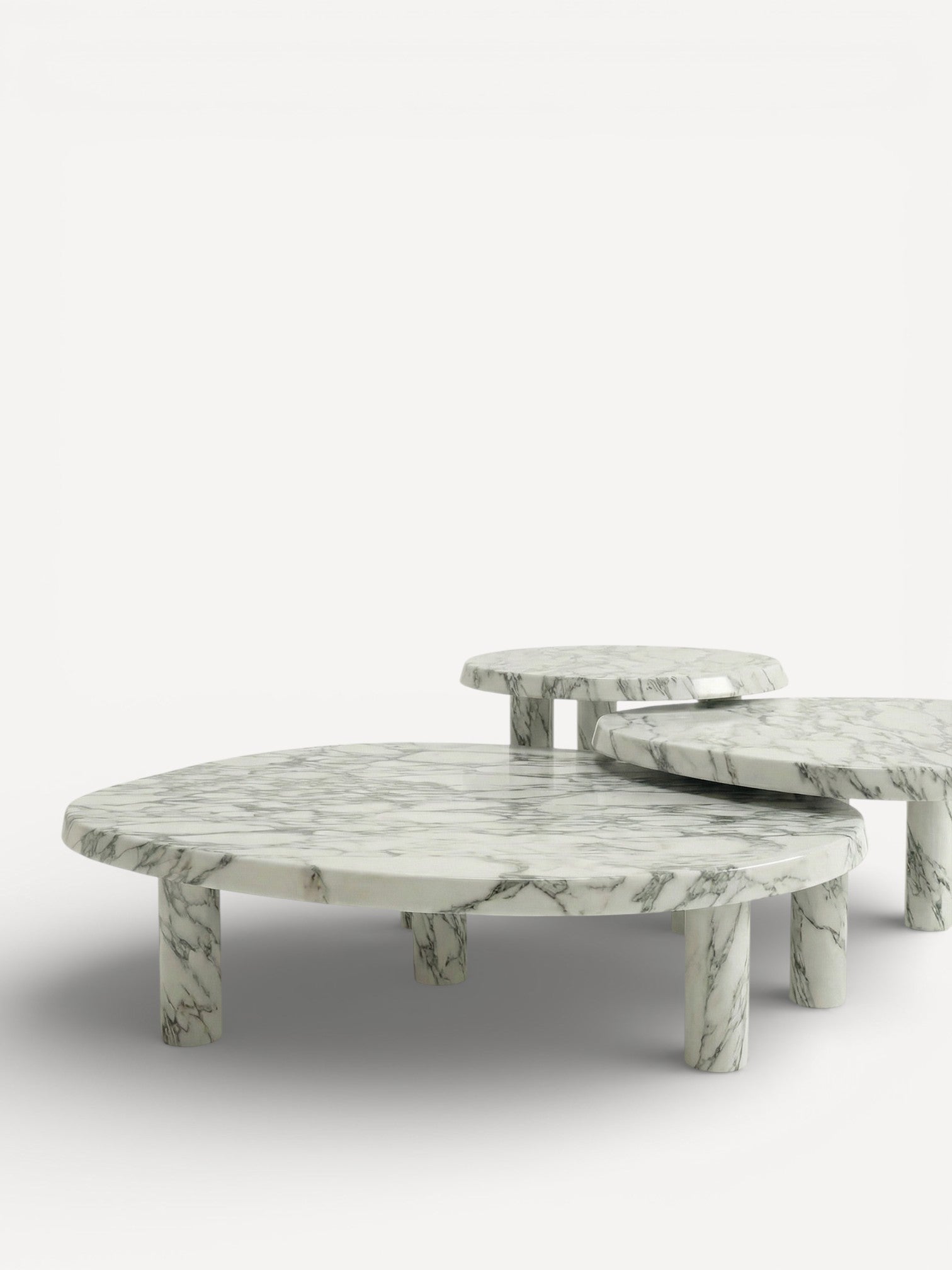 Coffee Table Mushéra - Set - Arabescato