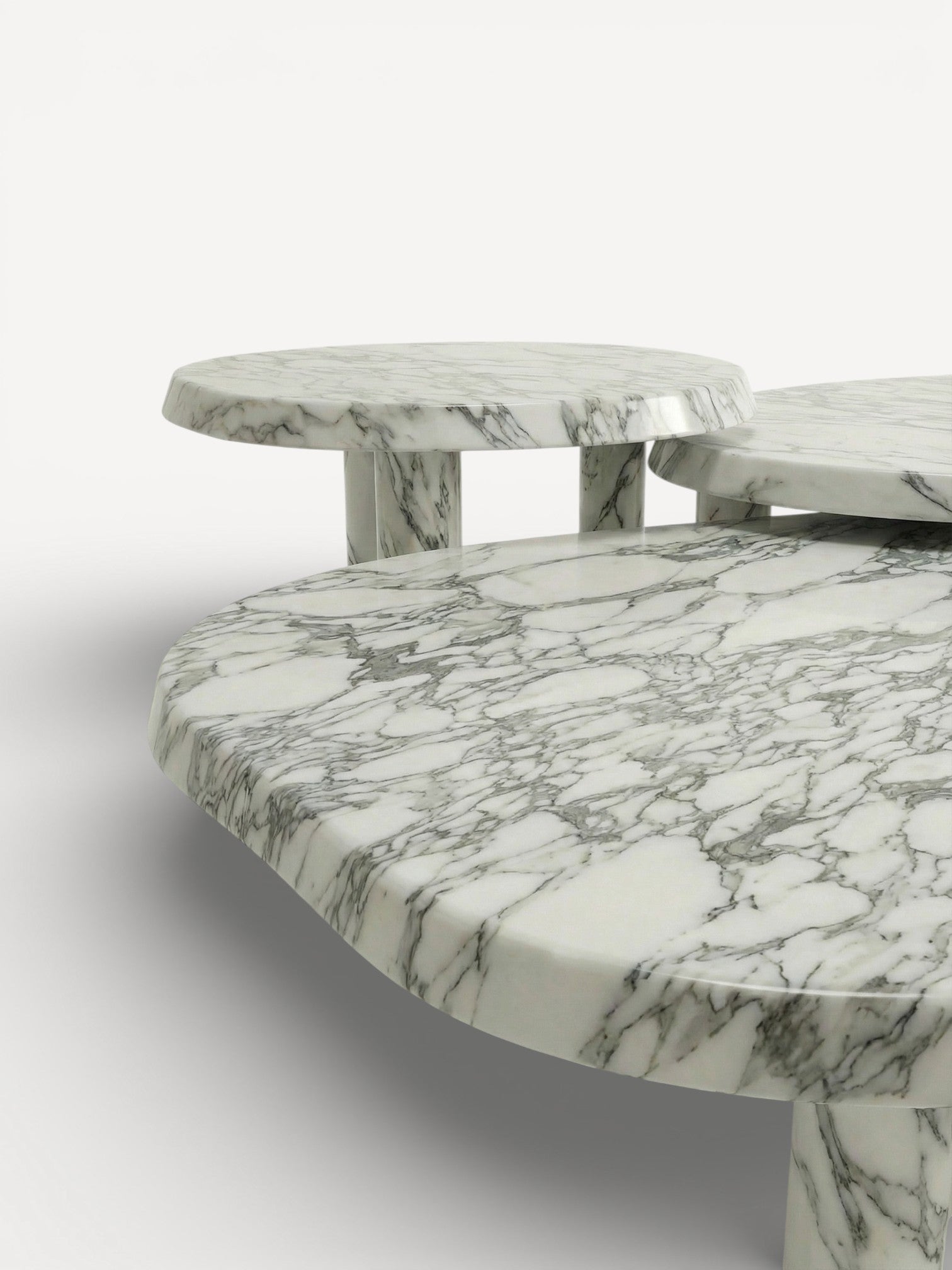 Coffee Table Mushéra - Set - Arabescato