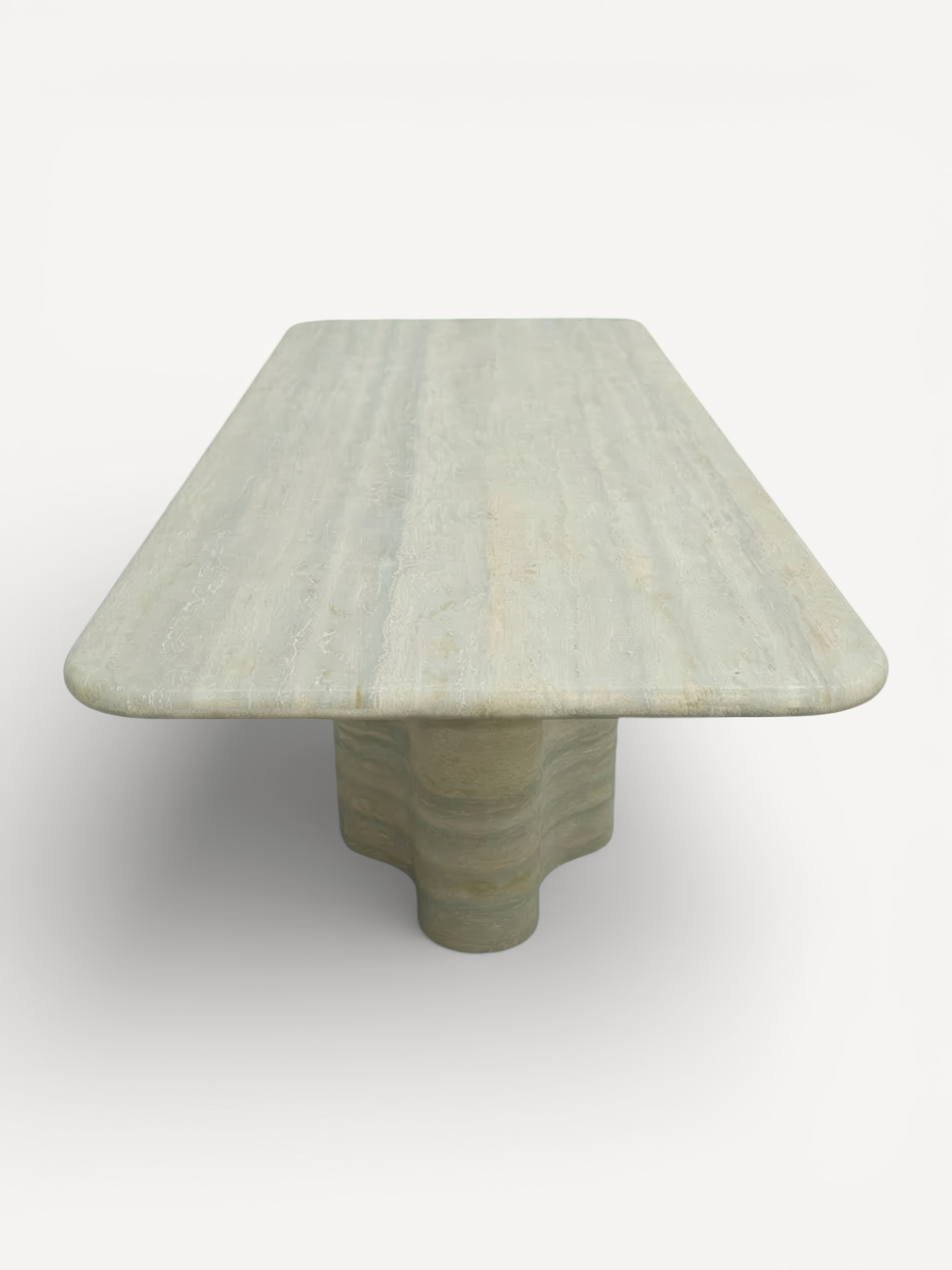 Dining Table Eréa - Silver Travertine