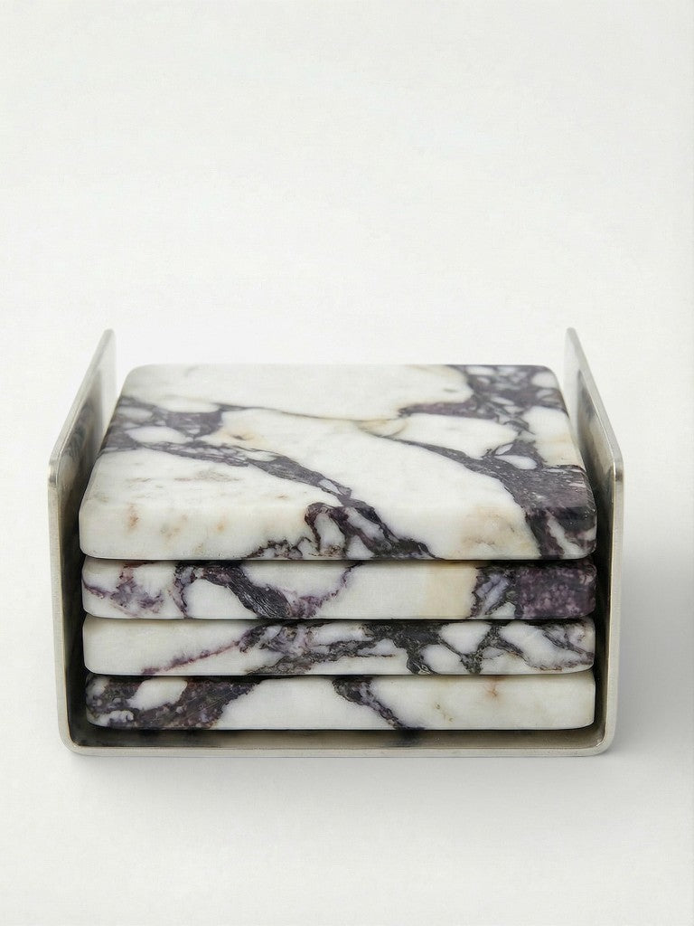 Coaster Set - Ayxa - Green Onyx