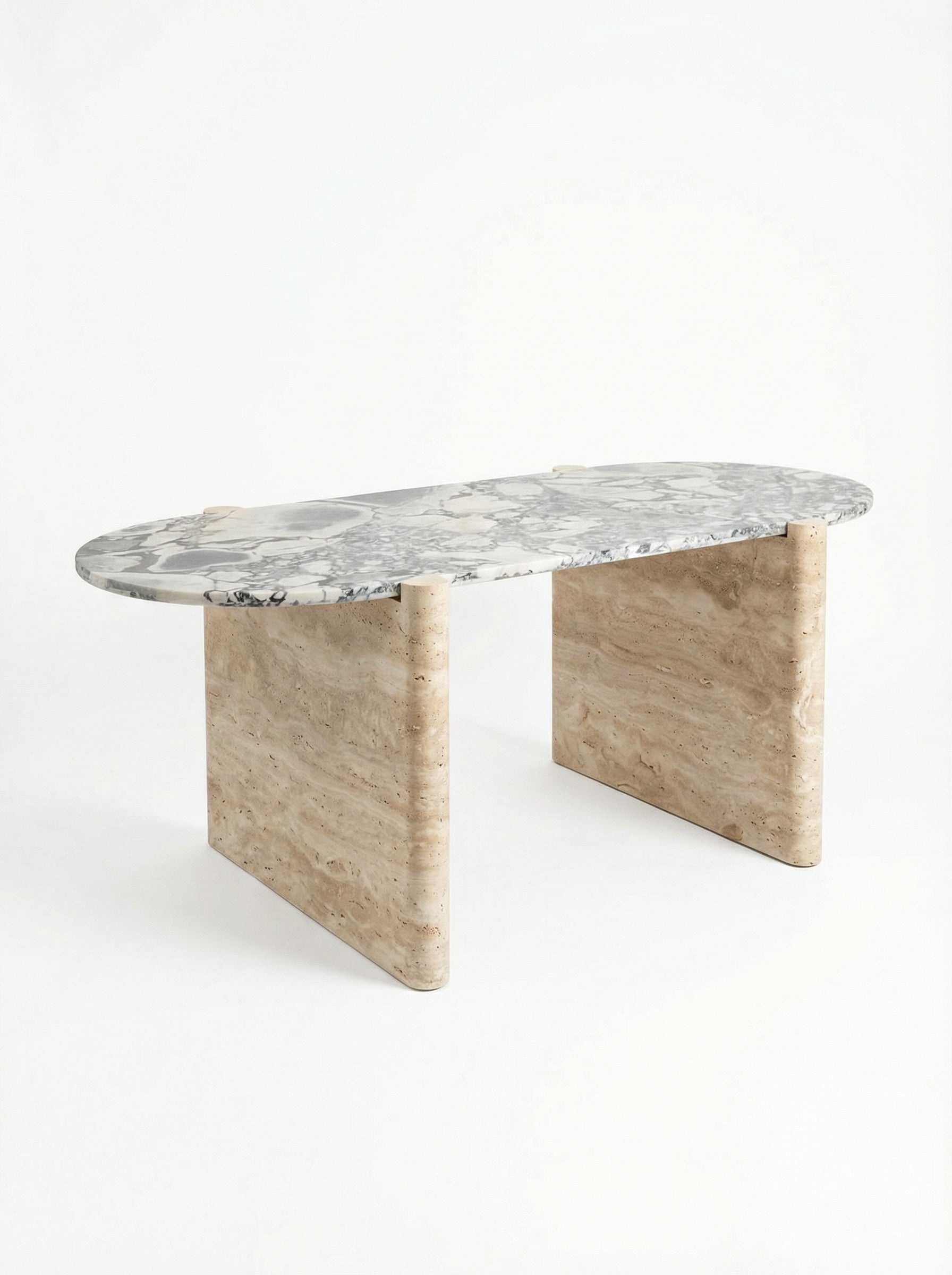 Dining Table Isaé - Chrome Feet